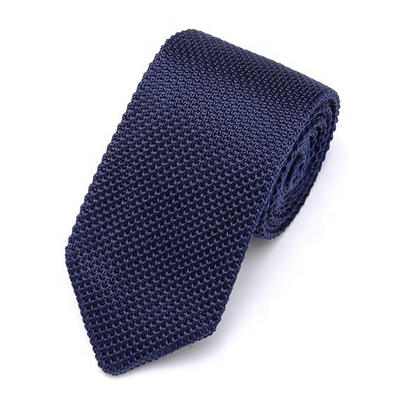 Wholesale China necktie solid knit ties high quality mens knitted neck ties and bow tie