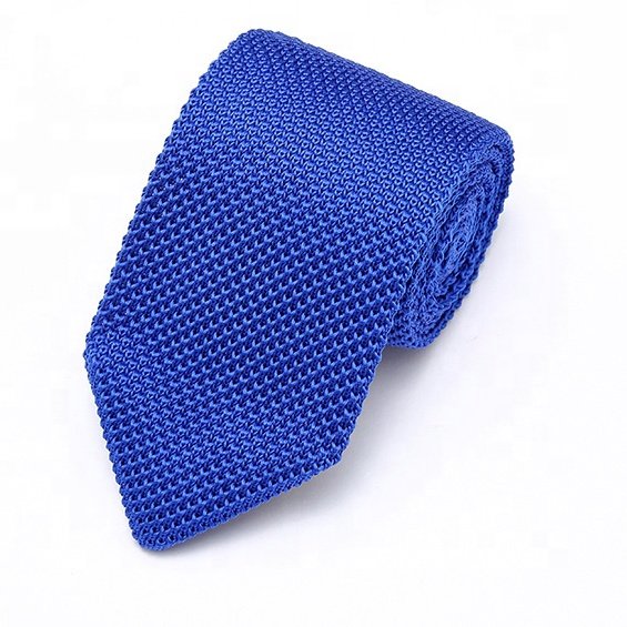 Wholesale China necktie solid knit ties high quality mens knitted neck ties and bow tie
