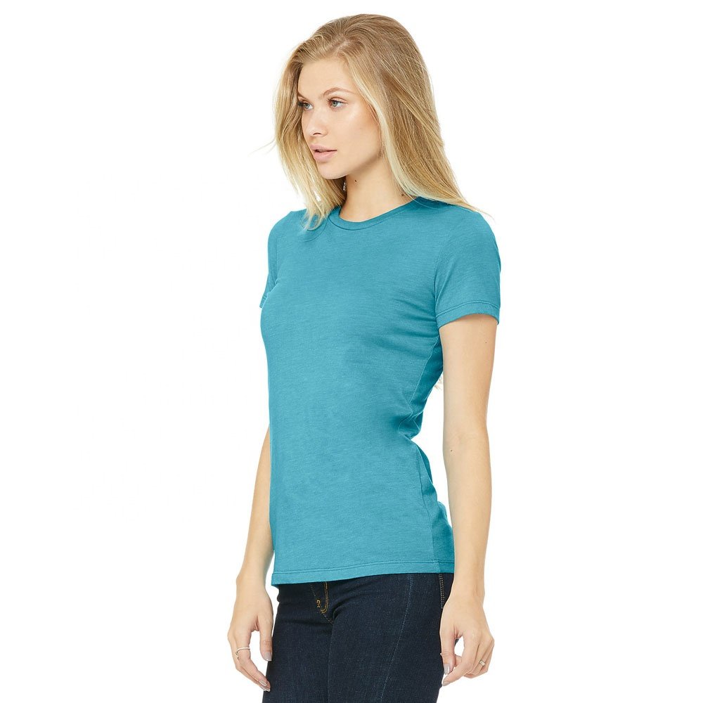 Premium Slim Women's T-shirtsHeather Aqua Color women slim fit crew neck tee shirt women Breathable tee