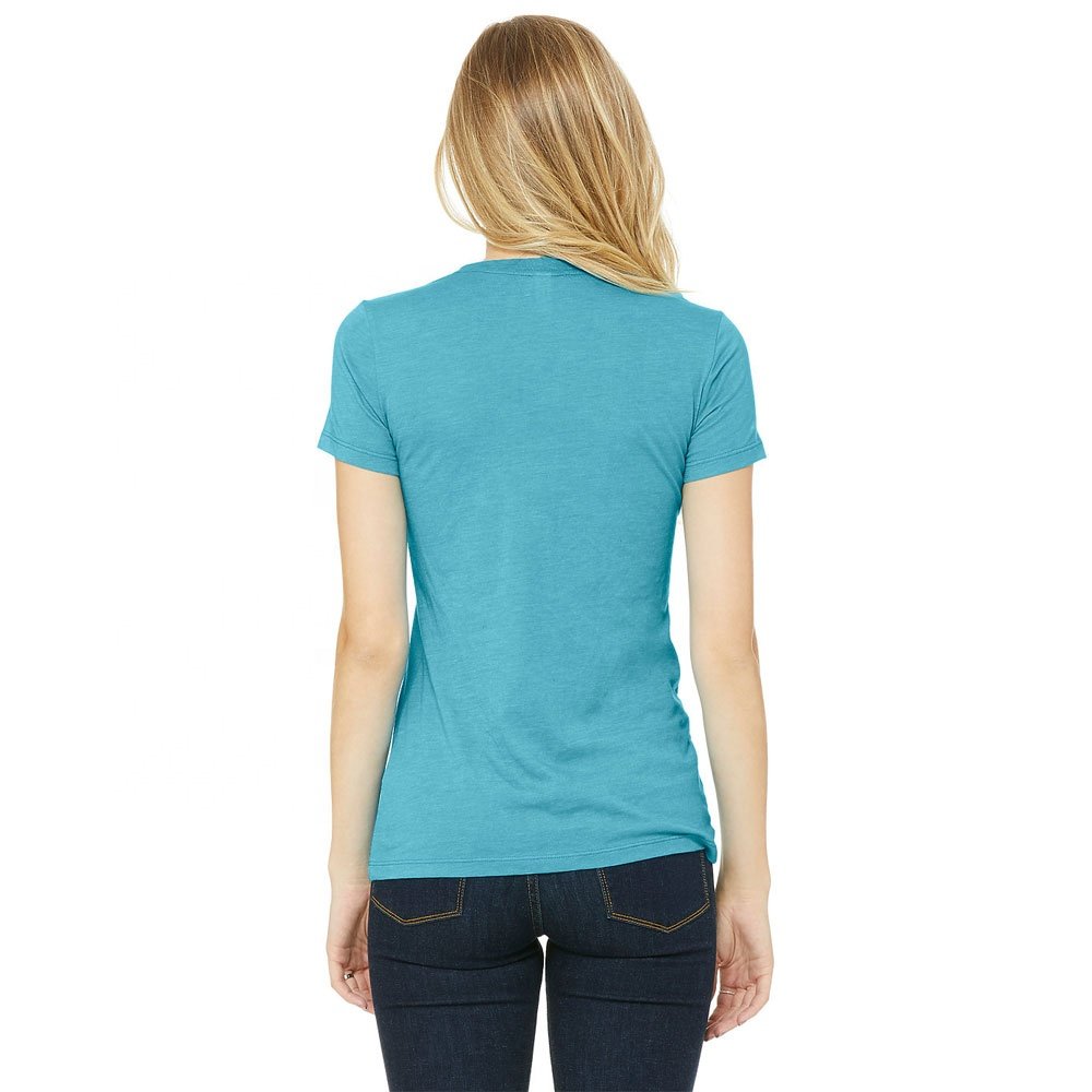 Premium Slim Women's T-shirtsHeather Aqua Color women slim fit crew neck tee shirt women Breathable tee