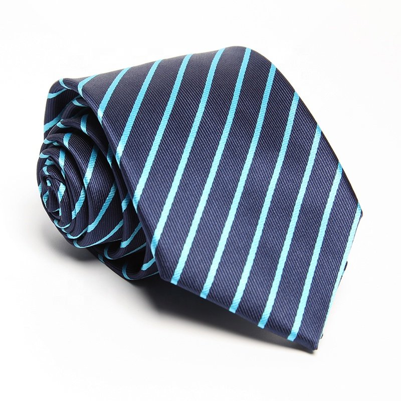 Factory Direct Selling 2022 New Design Poly Woven Jacquard Classic Business Men Neck Polyester Ties