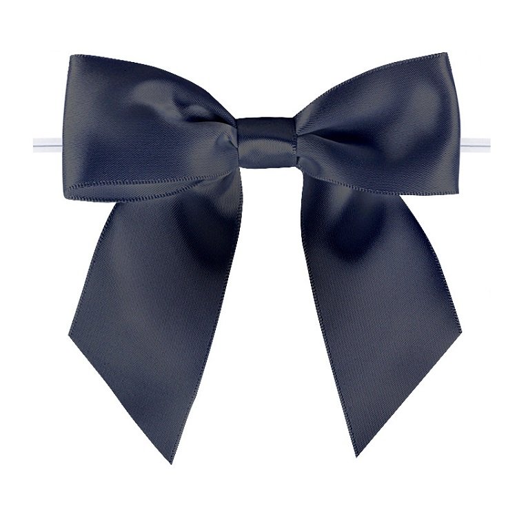 Wholesale Custom Gift Ribbon Bow With Wire Twist Tie For Gift Packing