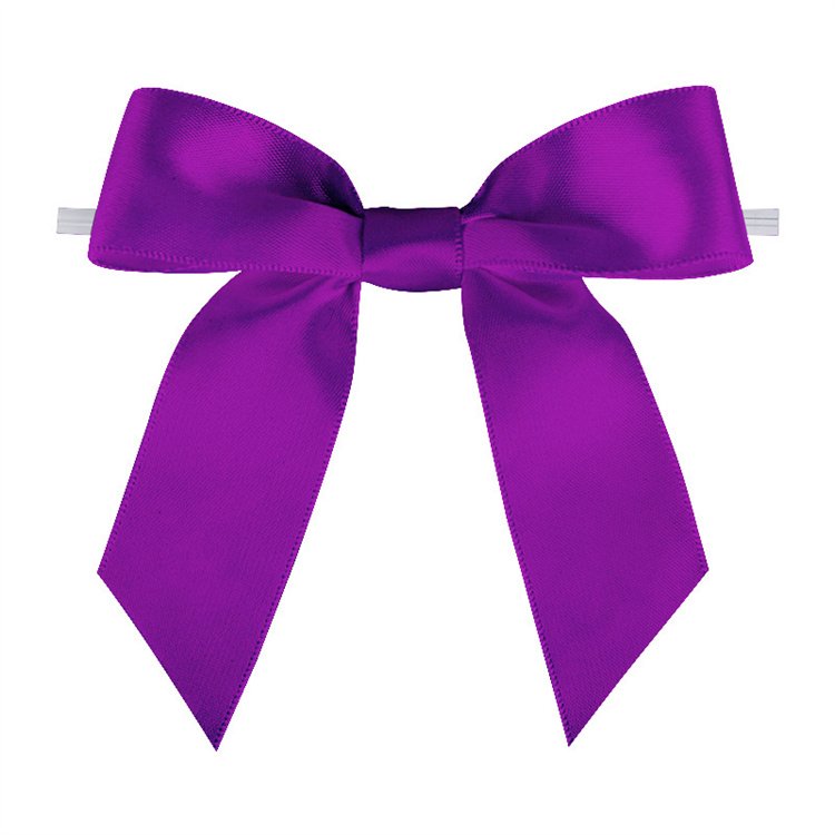 Wholesale Custom Gift Ribbon Bow With Wire Twist Tie For Gift Packing