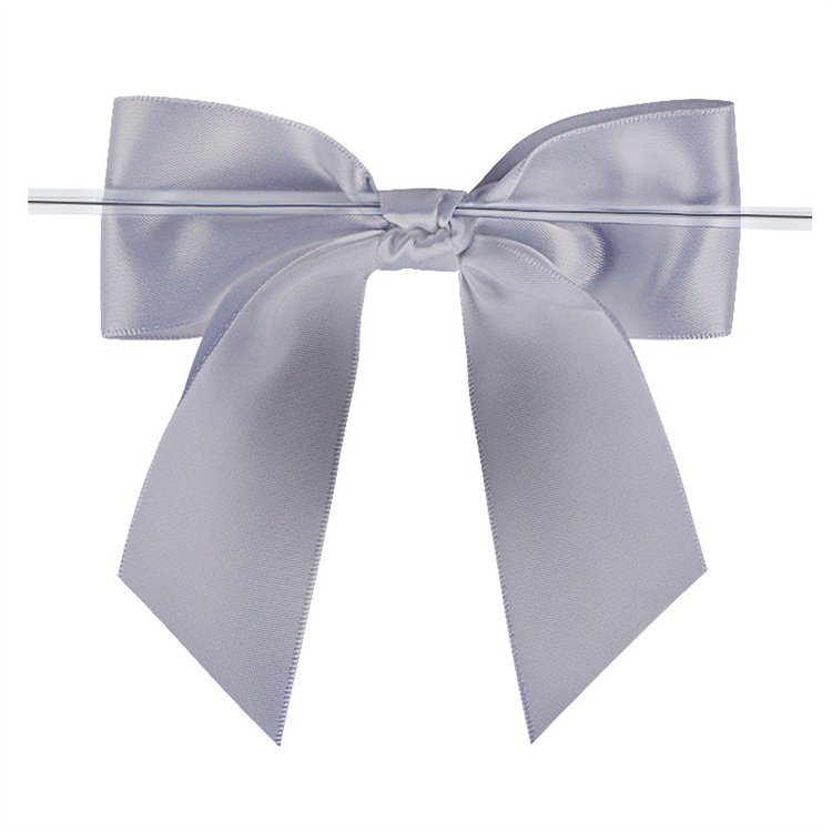 Wholesale Custom Gift Ribbon Bow With Wire Twist Tie For Gift Packing