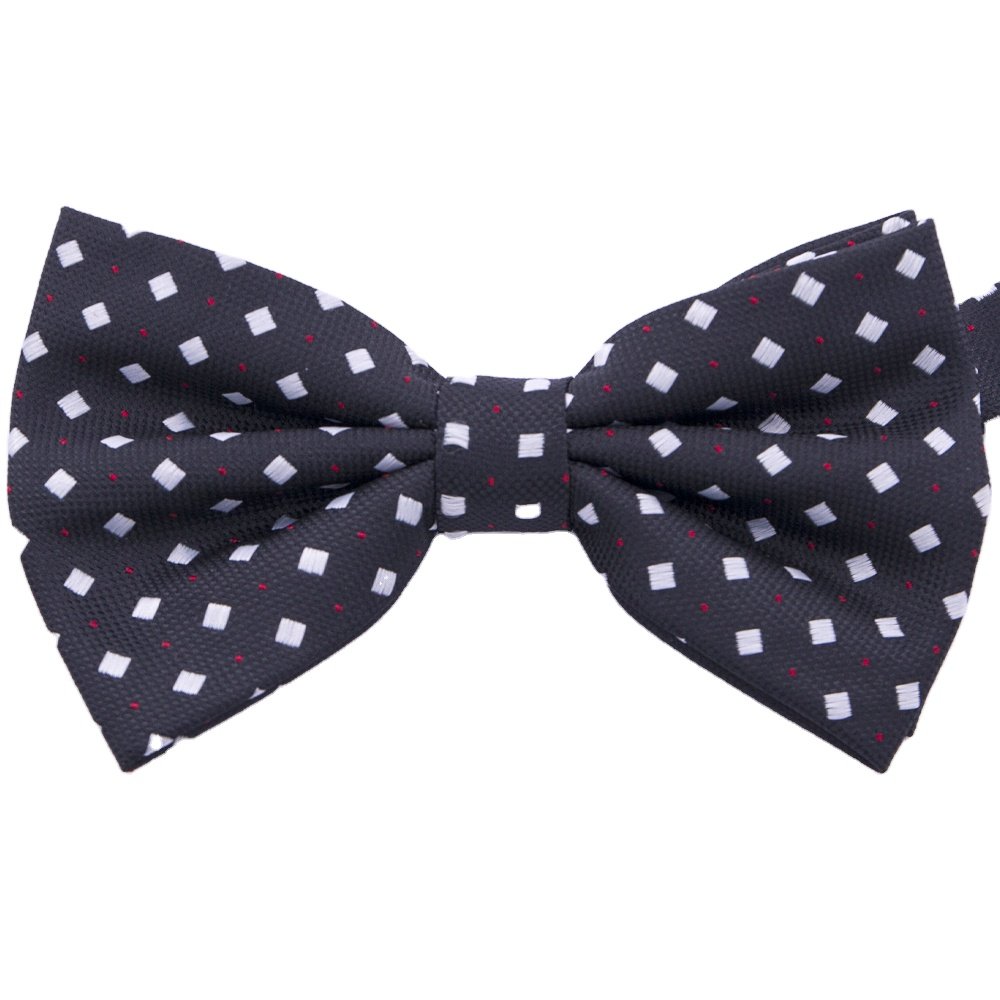 RunLin Handmade Floral Polka Dot Customized Decorative Woven Fabric Jacquard Fashion Luxury Men Bow Ties