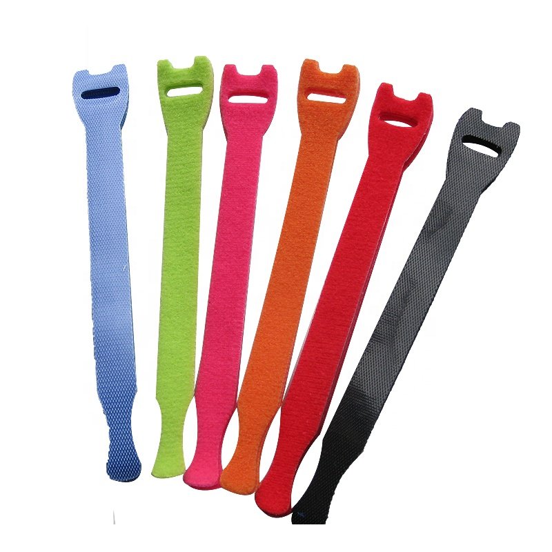 Popular style Reusable Fastening Cable Ties Wire Management Straps hook and loop fastener