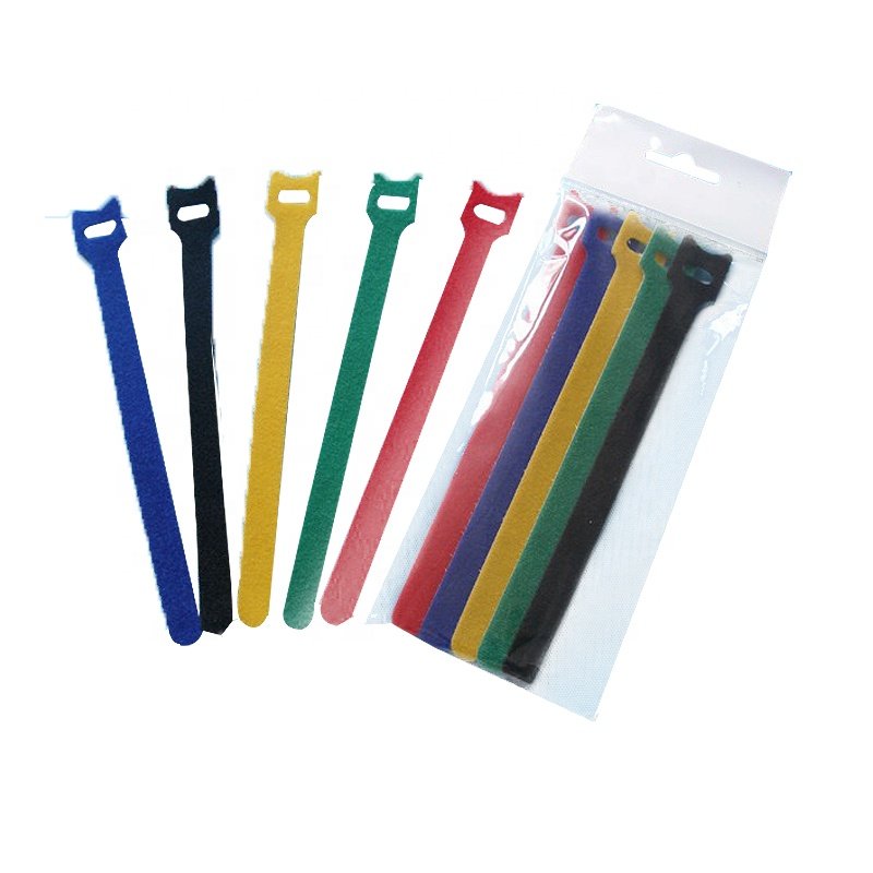 Popular style Reusable Fastening Cable Ties Wire Management Straps hook and loop fastener