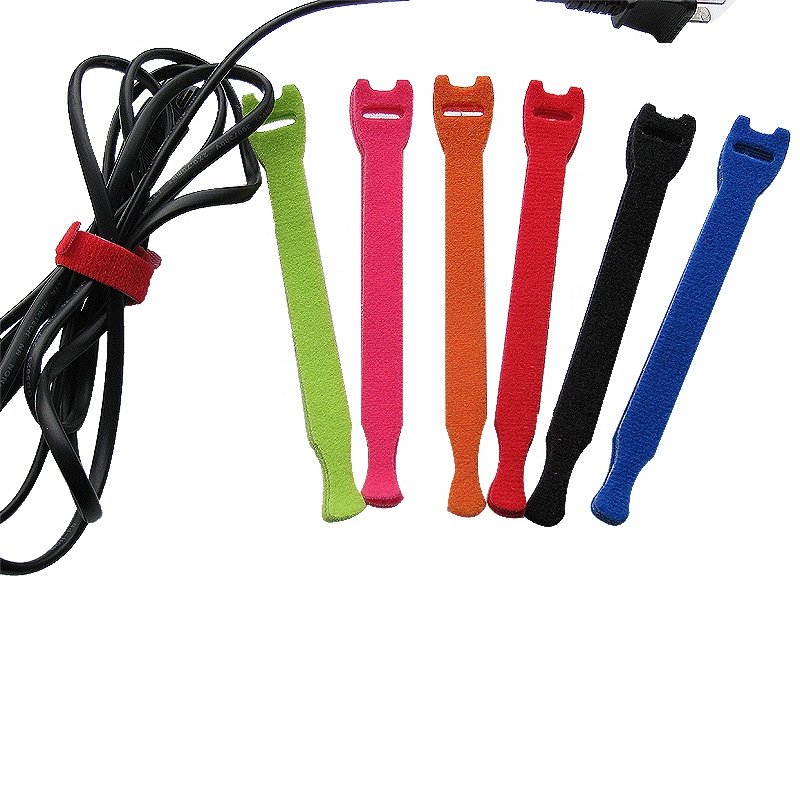 Popular style Reusable Fastening Cable Ties Wire Management Straps hook and loop fastener