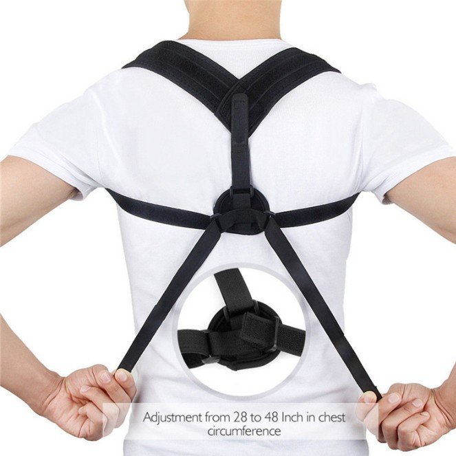 Best Selling Comfortable Adjustable Shoulder Back Brace Corrector Sitting Posture Assistance Harness Posture for Men and Women