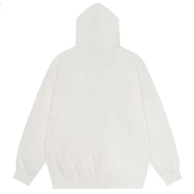 Hot sell custom men's screen printed zip up sweatshirt crop pullover 500 gsm women zip up hoodie