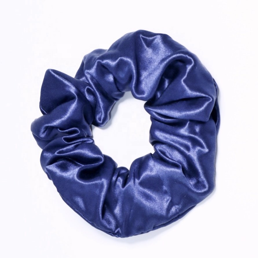 Custom 1 Cm Small Size 16/19/22 Momme Silk Scrunchie 100% Silk Skinny Scrunchies Silk Hair Ties
