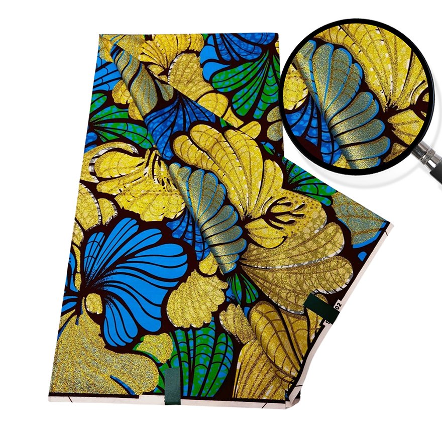 African Batik Fabric Top African Batik Fabric Factory-Made and Exported African Floral Wax Print Ankara Tie-Dye Print Fabric