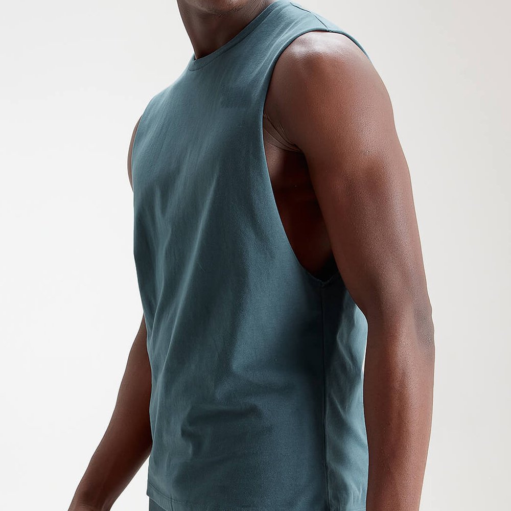 High Quality 100% Bamboo Men's Gym Tank Tops Custom Logo Stringer Wholesale