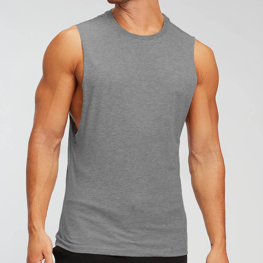 High Quality 100% Bamboo Men's Gym Tank Tops Custom Logo Stringer Wholesale