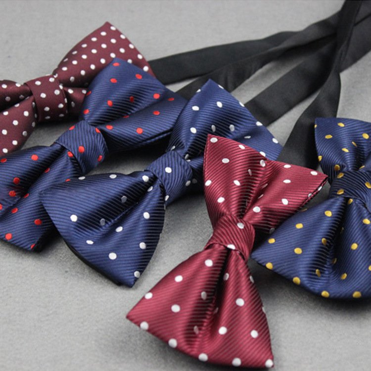 wholesale oem logo custom adjustable pre-tied party wedding tuxedo banquet working men's shirt bow tie bowtie bow ties