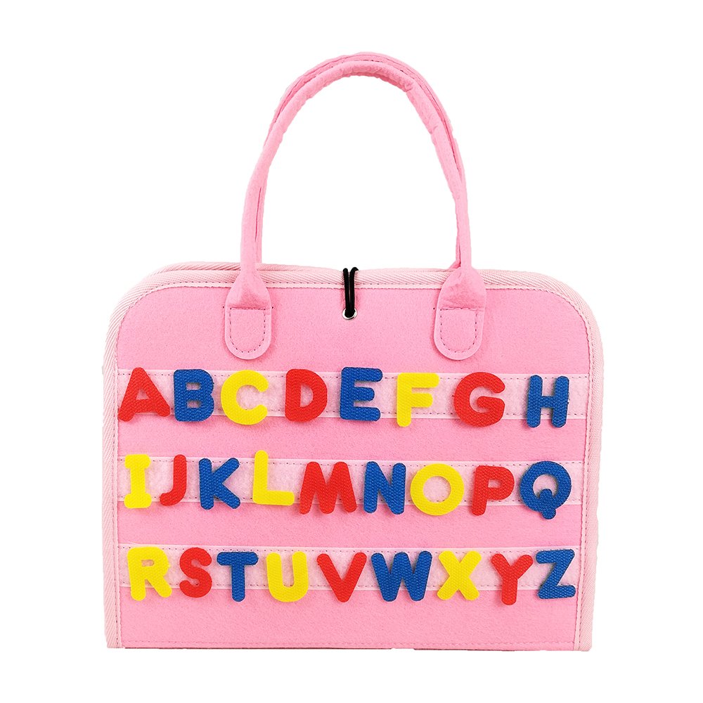 Early learning educational toys busy board felt books with letters and numbers magic stickers for kids