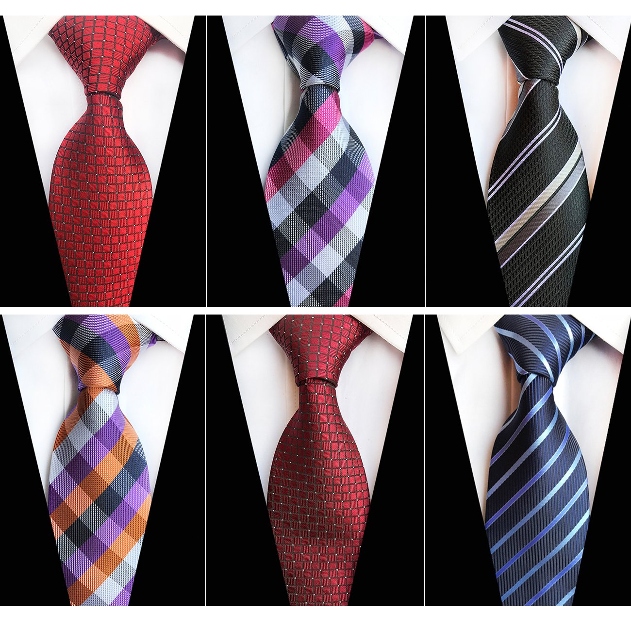 8cm Fashion Neckties Classic Men's Stripe Yellow Navy Blue Wedding Ties Jacquard Woven Silk Men Solid Tie Polka Dots Neck Ties