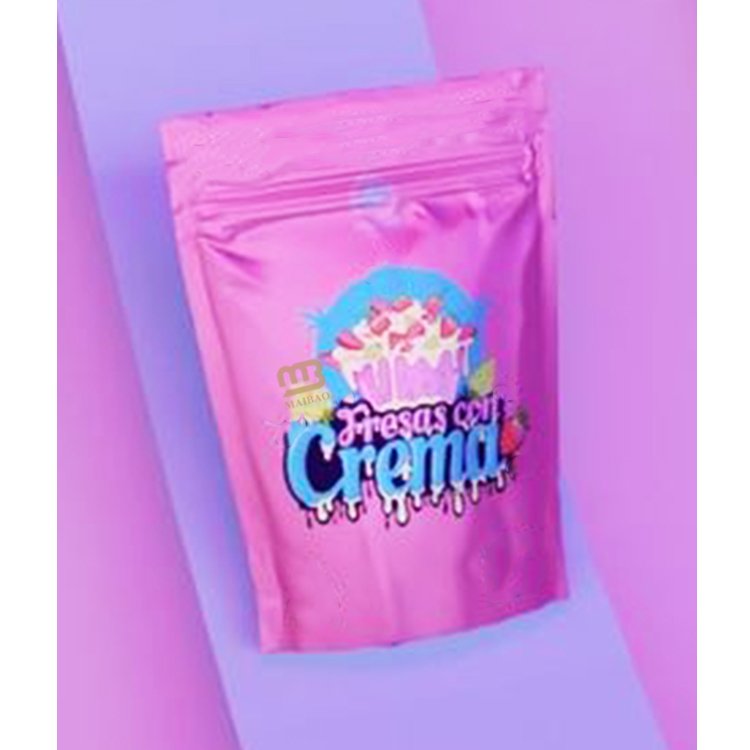 Wholesale Heat Seal 1g Mylar Bags Reusable Matte Aluminum Foil Zip Lock Mylar Holographic Bags Smell Proof 3.5 Mylar Bags Custom
