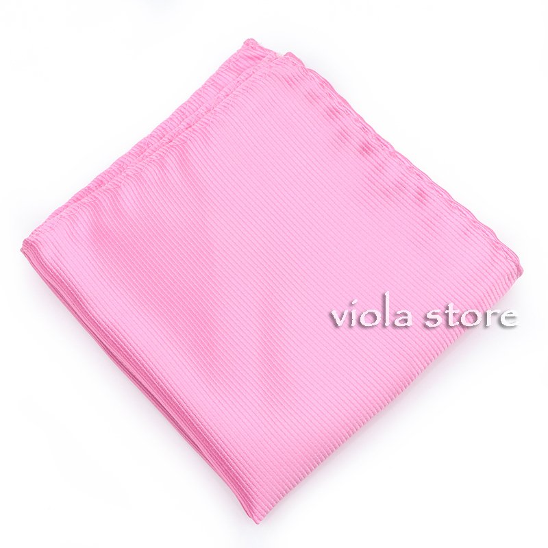 Hot Colorful 22cm Solid Polyester Handkerchief Sage Green Pink Blue Red Men Wedding Party Suit Tie Pocket Square Gift Accessory