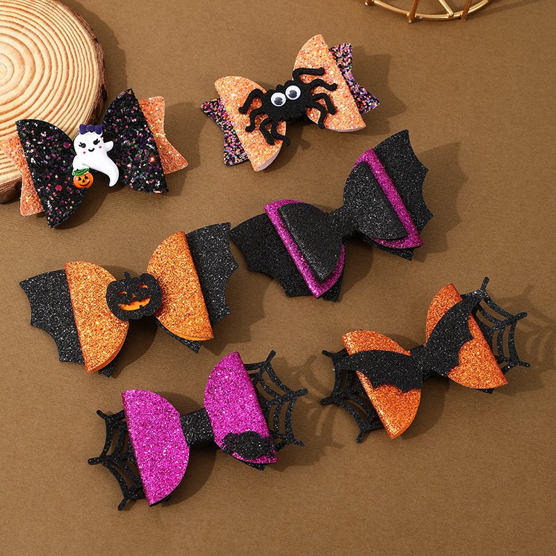New Halloween hairpin Ghost Festival party festive atmosphere dress up bow props hairpin headdress