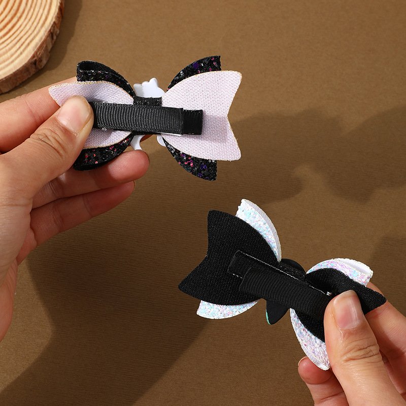 New Halloween hairpin Ghost Festival party festive atmosphere dress up bow props hairpin headdress