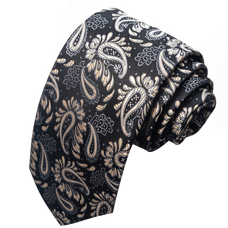 2024 Hot selling fashion 8cm pattern striped check polyester mens neck tie for suit accessories