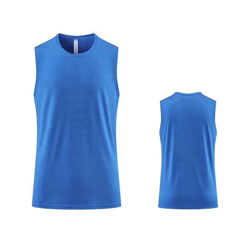 Custom brand team sleeveless quick dry polyester spandex light weight blank tank top