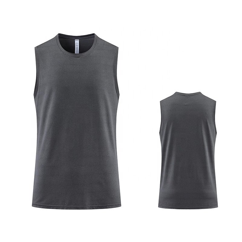 Custom brand team sleeveless quick dry polyester spandex light weight blank tank top