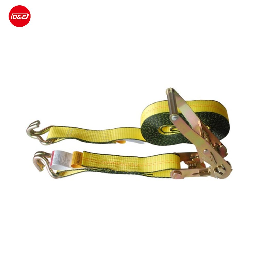 2'x 30' Ratchet Strap with Long Wide Handle Ratchet, Wire Hook