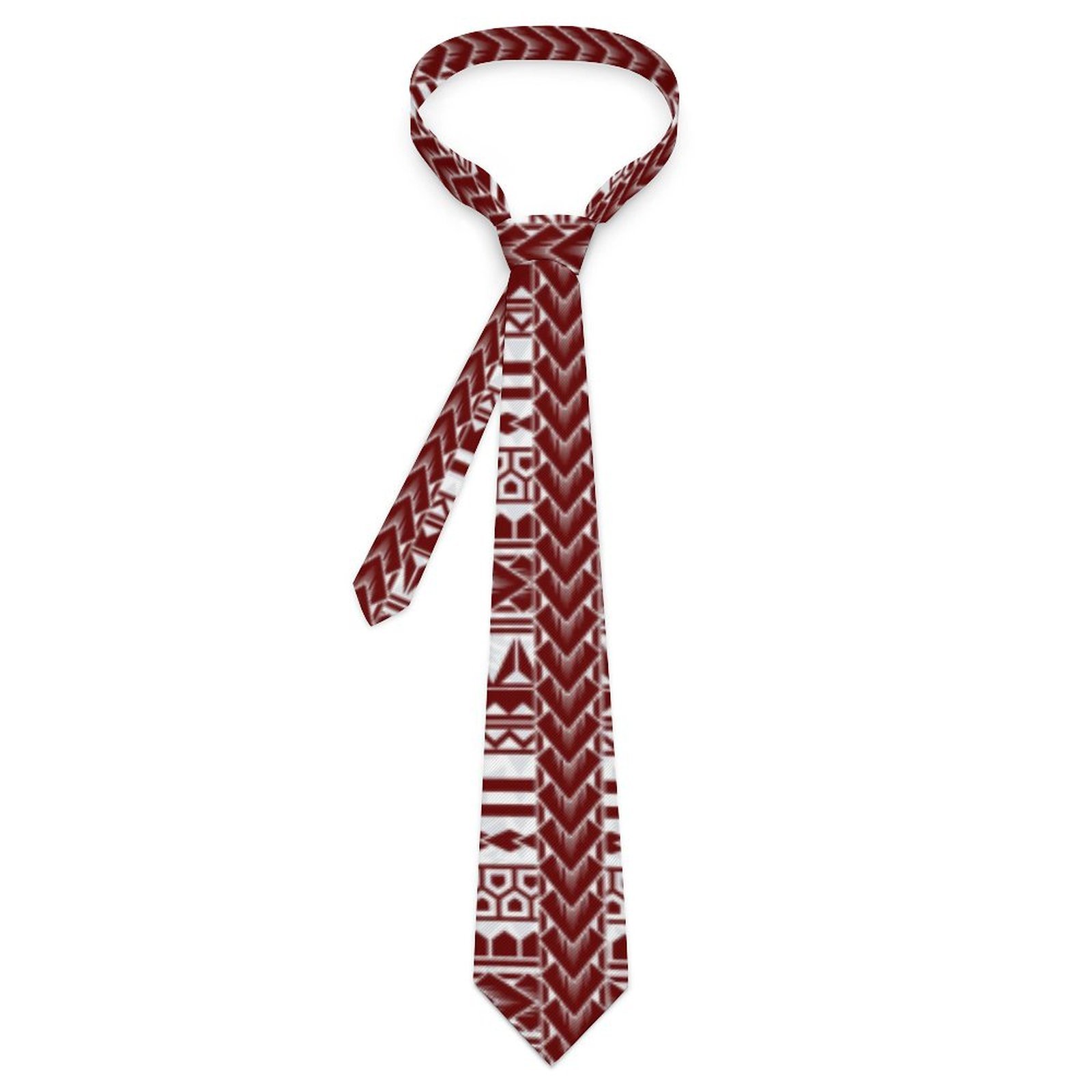 Polynesian Samoan Tribal Design Custom Business Casual Suit Youth Fashion Accessories Neck Ties For Men Business