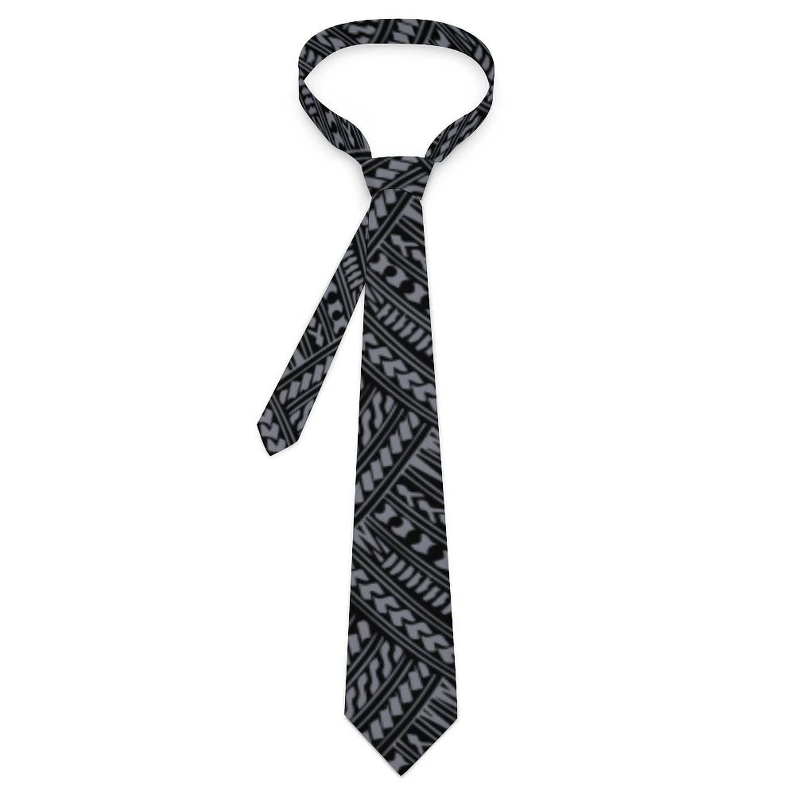 Polynesian Samoan Tribal Design Custom Business Casual Suit Youth Fashion Accessories Neck Ties For Men Business