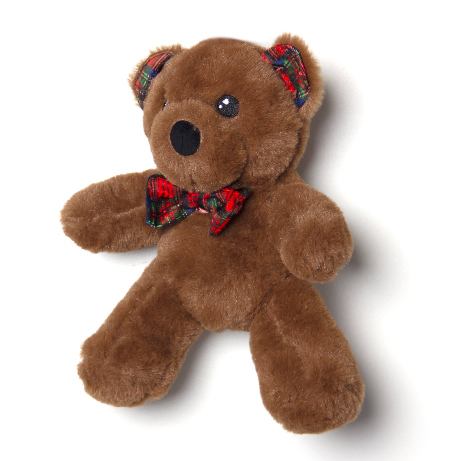 CLASSIC TEDDY TARTAN BOW TIE+Customize Plush animal indestructible squeaky plush dog toys chew set pet multipet dog toy plush