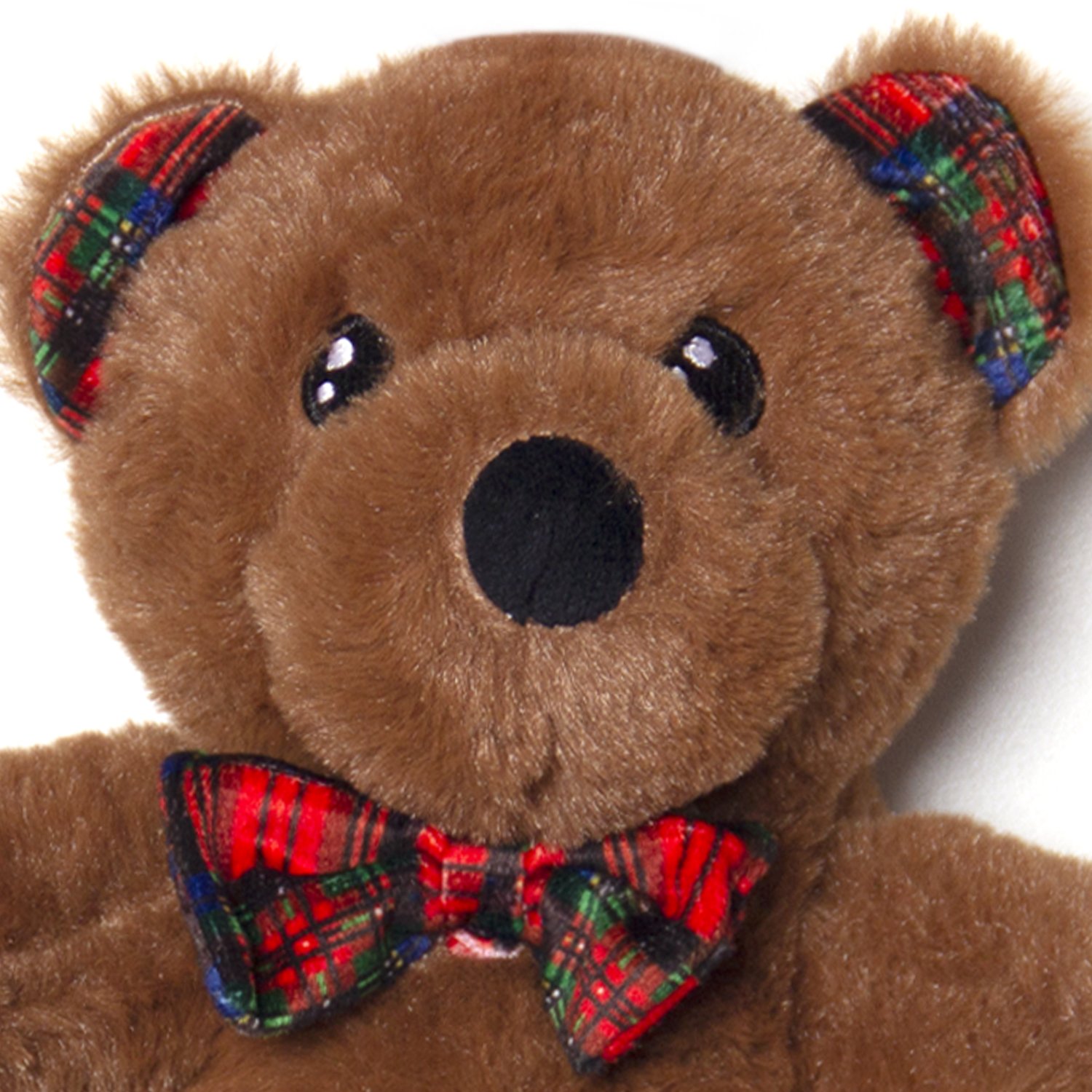 CLASSIC TEDDY TARTAN BOW TIE+Customize Plush animal indestructible squeaky plush dog toys chew set pet multipet dog toy plush