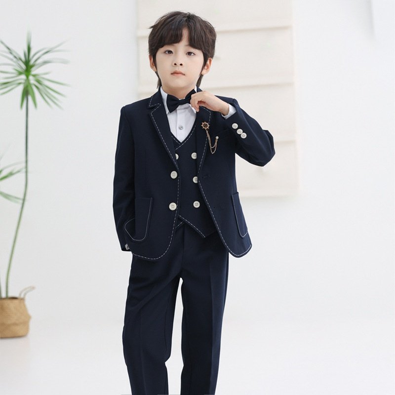 Latest Hot Sale Kids Dress for Boys Gentleman Wedding Outfit Birthday Night Party Suits for Boys 13 Years