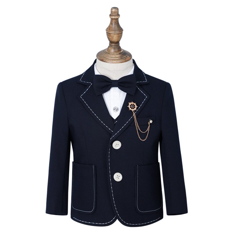Latest Hot Sale Kids Dress for Boys Gentleman Wedding Outfit Birthday Night Party Suits for Boys 13 Years