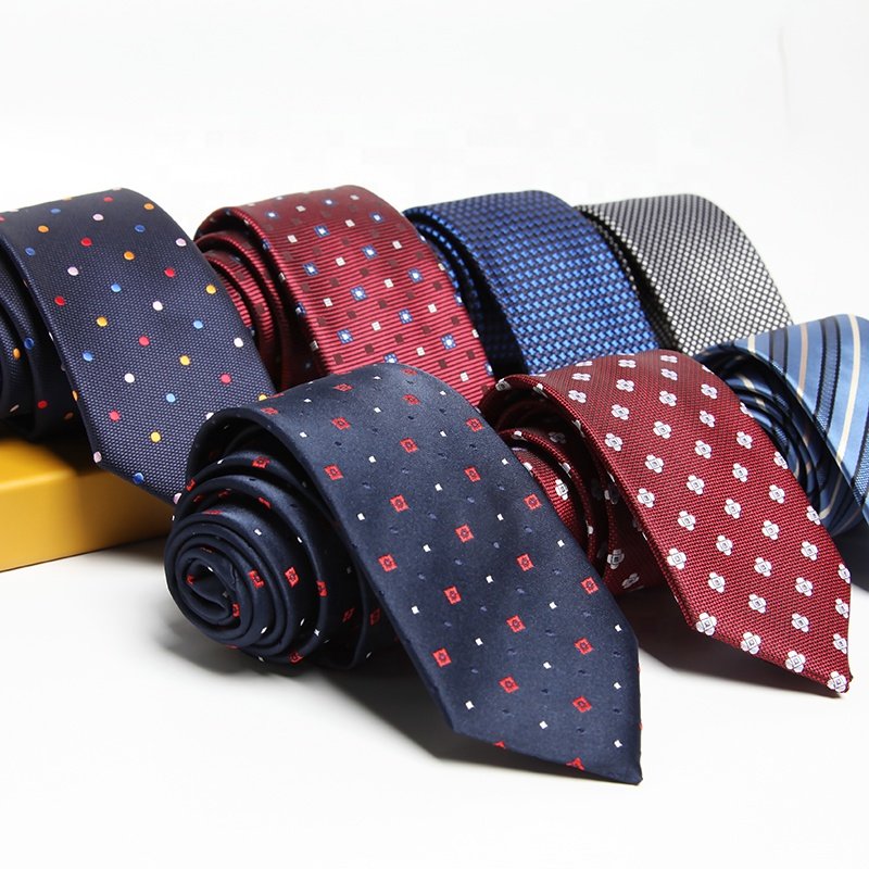 mens classical 6cm men's business suit various patterns polyester jacquard mr p tie