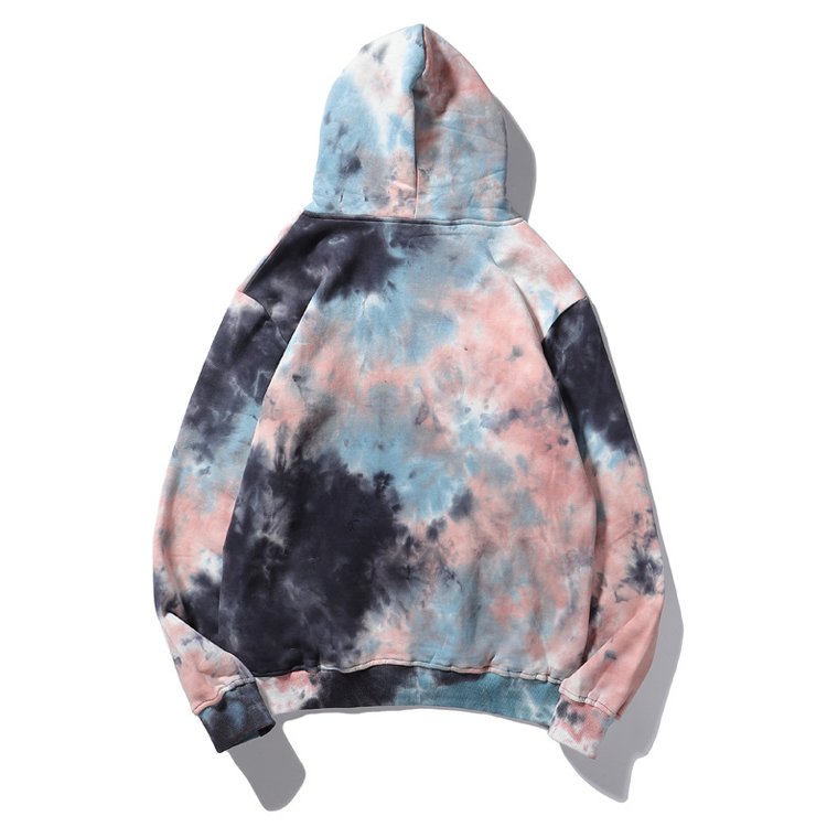Latest Fashion Design City Wear Custom Tie Dye Striped Hoodie Custom