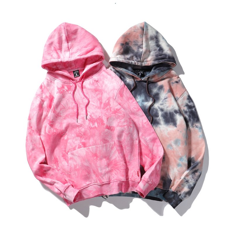 Latest Fashion Design City Wear Custom Tie Dye Striped Hoodie Custom