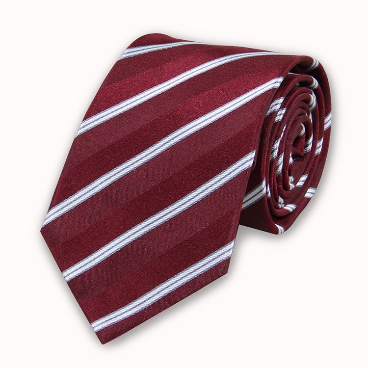 Mens Business Formal Striped Designer 8cm Jacquard Ties Men Design Party Polyester Gravata Cheap simulation silk tie