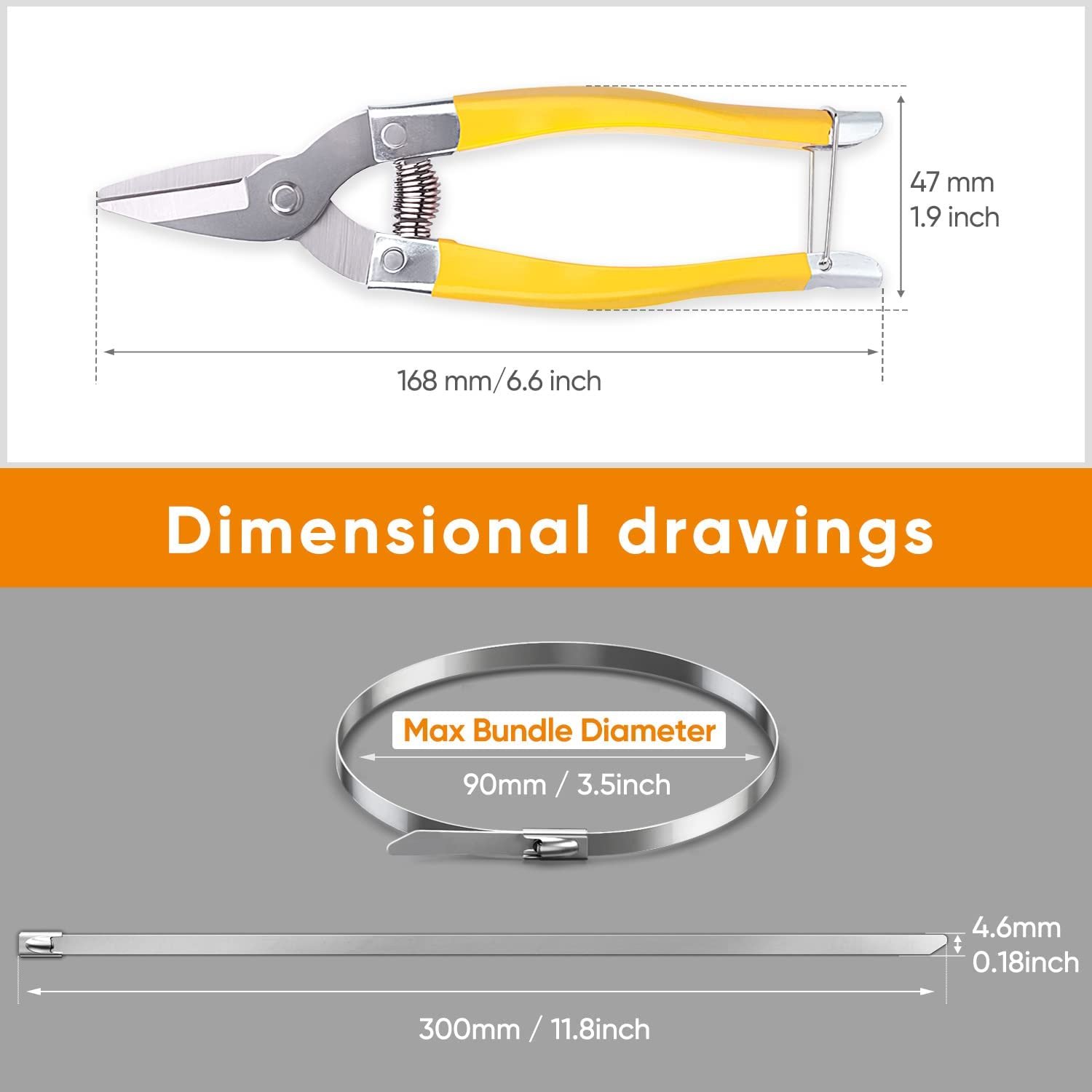 Wiring Accessories cable tie self-locking cable ties Stainless Steel Metal Zip Ties