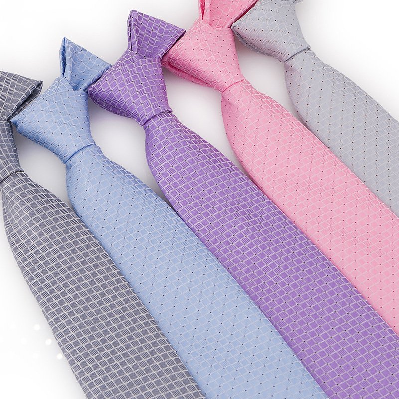Necktie Factory Low Price Custom Stripe Floral Regular or Slim Jacquard Tie Solid Neck Tie With Company Logo Polyester Club Tie