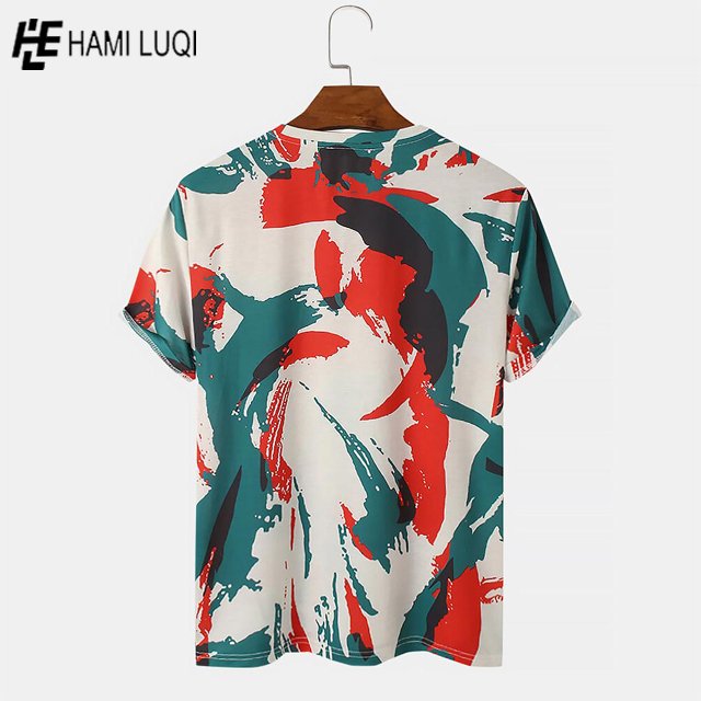 New Long T Shirt Women Fashion Personalized Printing Short Sleeve T Shirt Dress Clothing Casual Custom Summer XXL Western Cotton