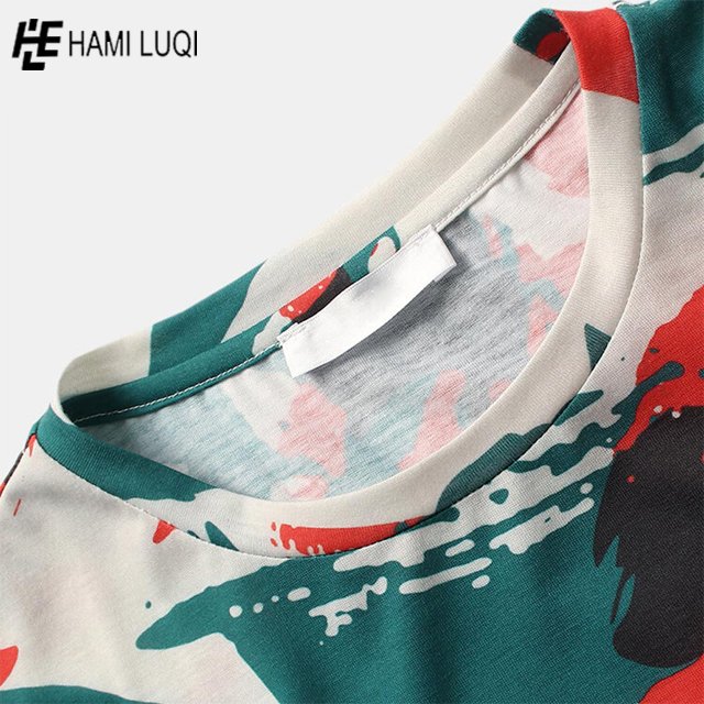 New Long T Shirt Women Fashion Personalized Printing Short Sleeve T Shirt Dress Clothing Casual Custom Summer XXL Western Cotton