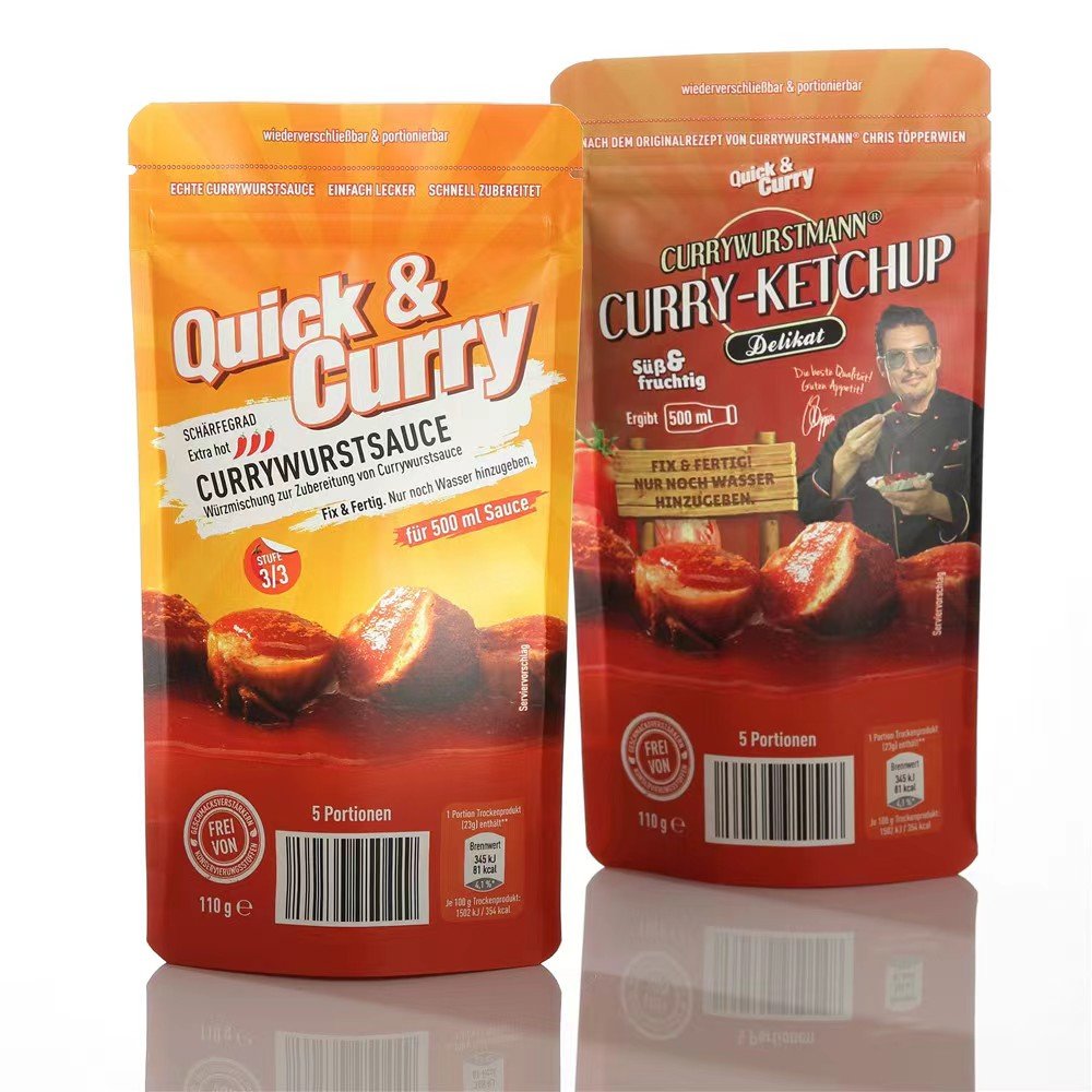 Custom aluminum foil plastic cookies chips jerky dried fruits ziplock logo food grade snack packaging mylar pouch bags potato
