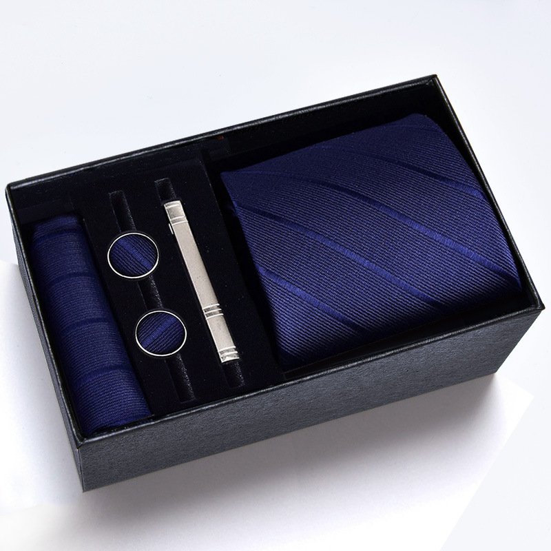 Wholesale Mens Tie Set In A Box Paisley Silk Ties For Men Gifts Wedding Necktie Gravata Handkerchief Set