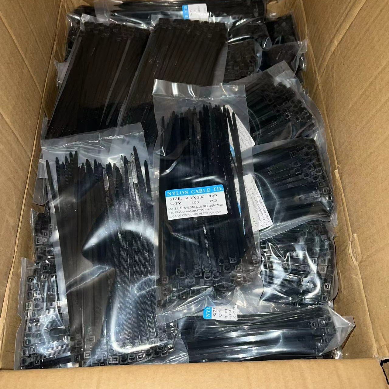 Strong Colored Nylon 66 Self-locking Cable Tie Wrap Plastic Wire Binding Straps Zip Ties Cable Wire Organizer