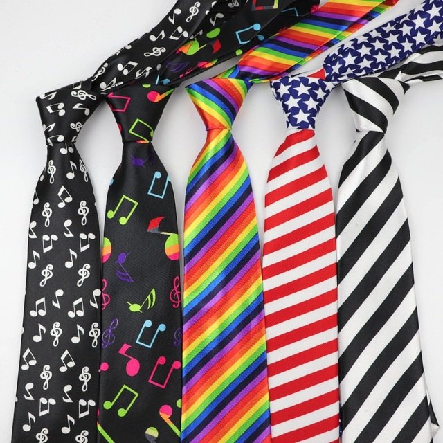 4th of July American national flag tie Custom ties