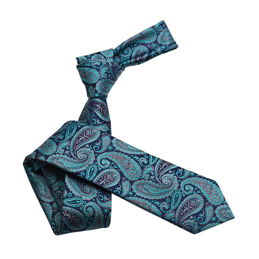 YiLi Handmade Jacquard Woven Silk Paisley Floral Ties
