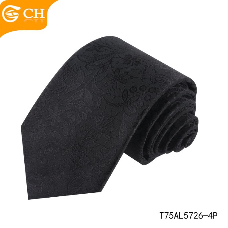 Good Quality Fashion Woven Personalized Polyester Neckties Floral Personalized Necktie for Men Custom Import Tie Tie