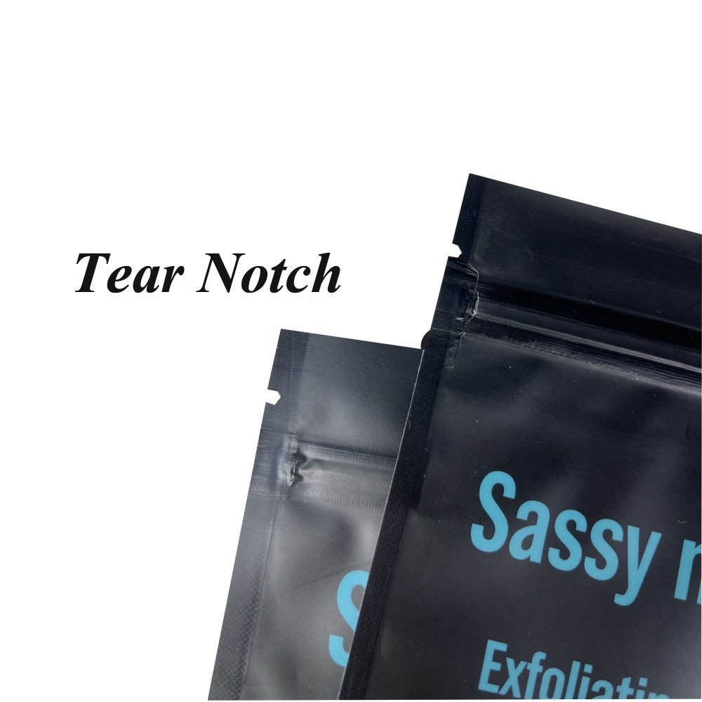 Custom Print Plastic zip bag 3 Side Seal Pouch with clear window apparel plastic packaging bag mylar bahs